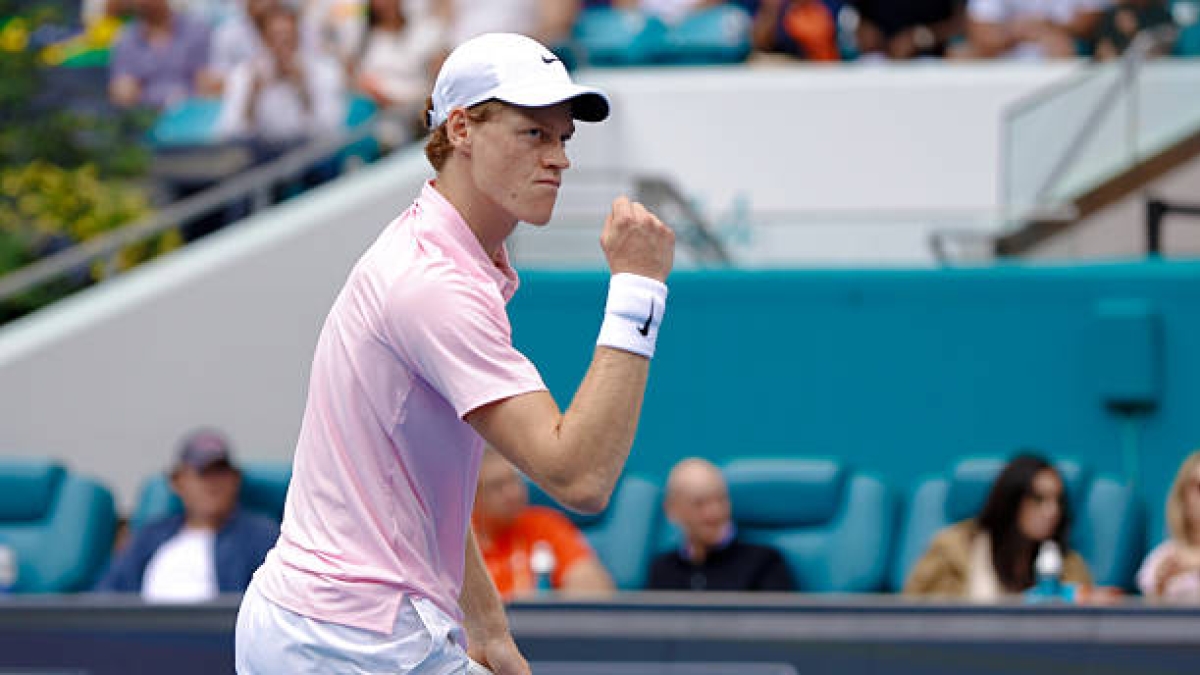 Ni la pluie ni Lehecka ne peuvent empêcher le ‘Sunsinner’ Double. Photo : Gettyimages