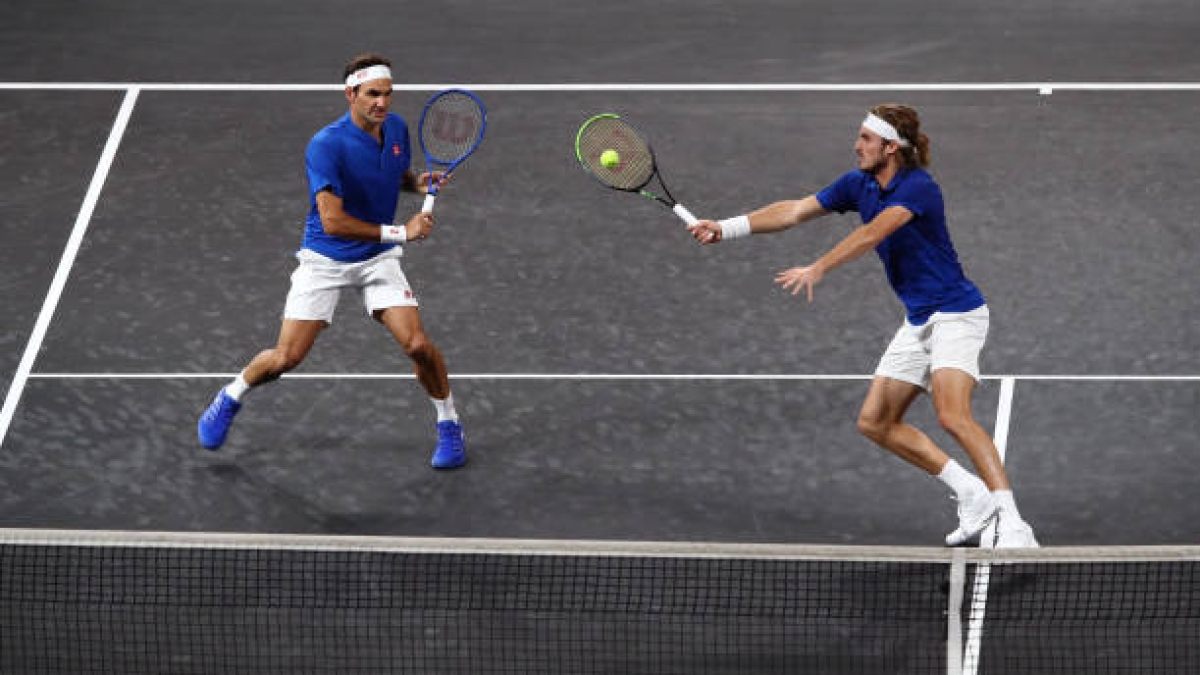 Tsitsipas, l'unico tennista che ha giocato doppio con tutto il 'Big Three'
