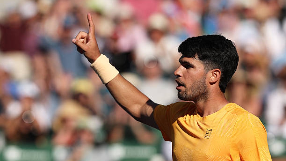 Alcaraz already reaches the quarterfinals of Indian Wells. Source: Getty