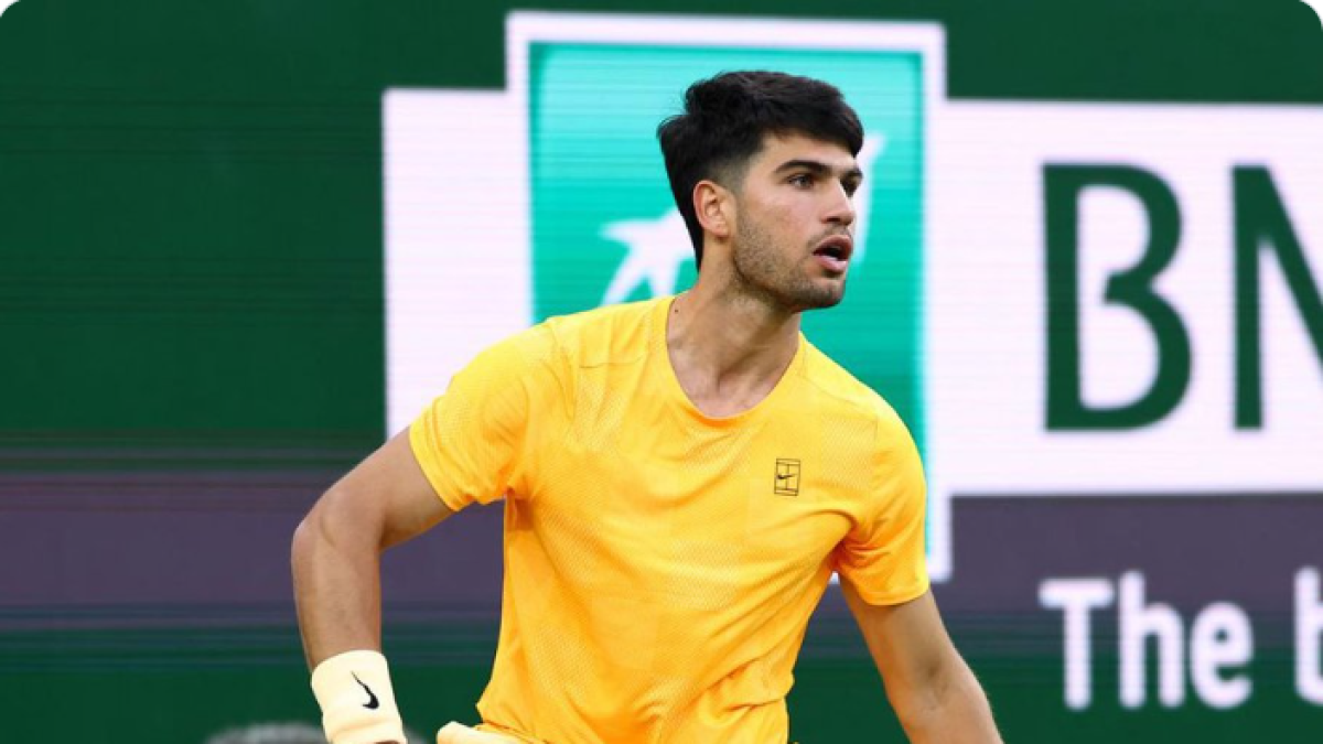 Alcaraz gana a Dimitrov en Indian Wells. Foto: gettyimages
