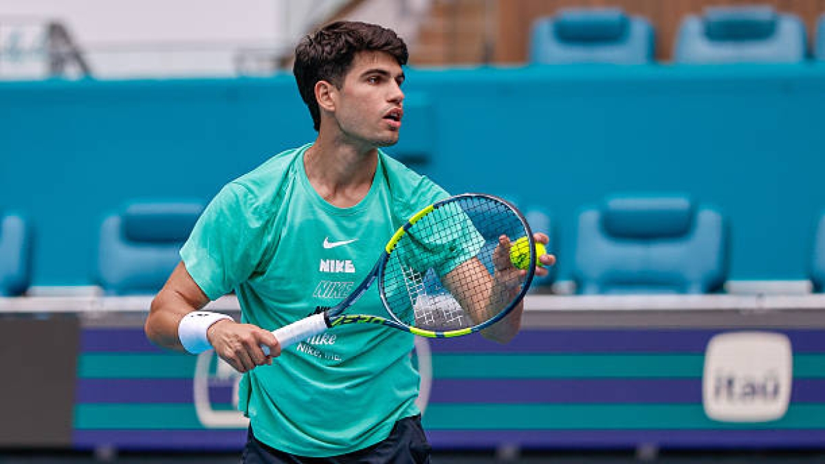 阿尔卡拉斯已抵达迈阿密：他的首次训练情况。