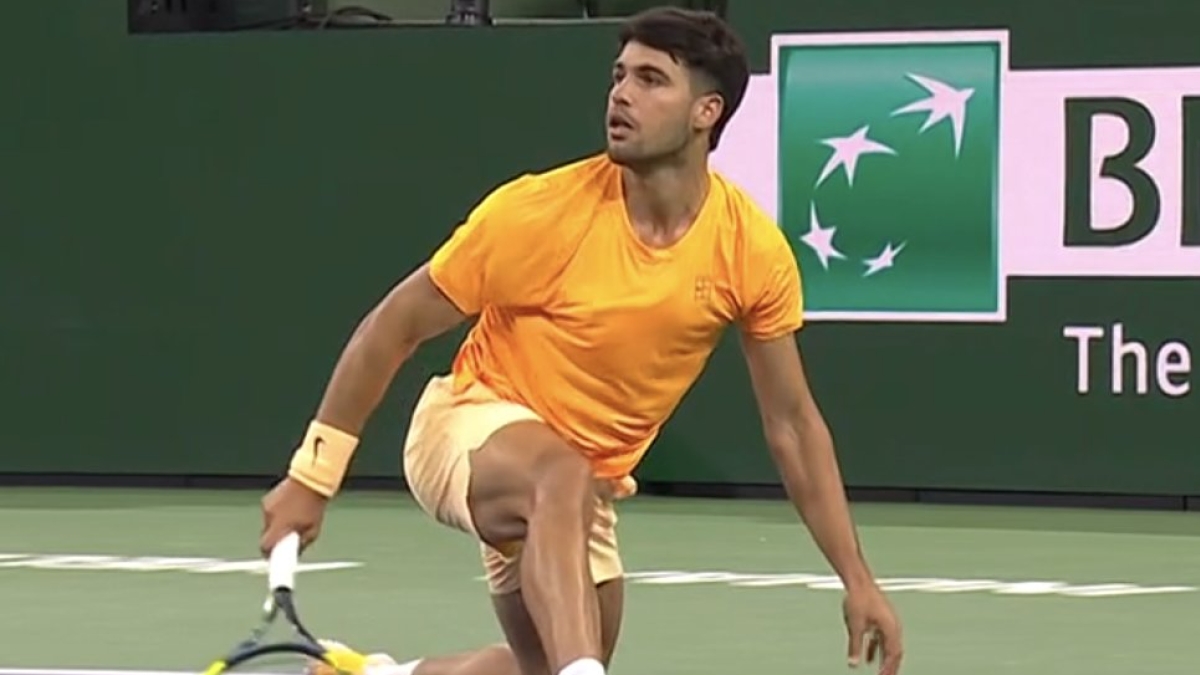 Alcaraz revela cómo se encuentra del tobillo tras torcérselo ante Rinderknech