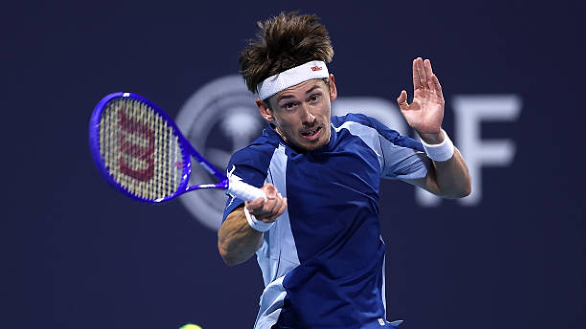 Álex de Miñaur, caída de cabezas de serie en Miami Open 2026. Foto: gettyimages