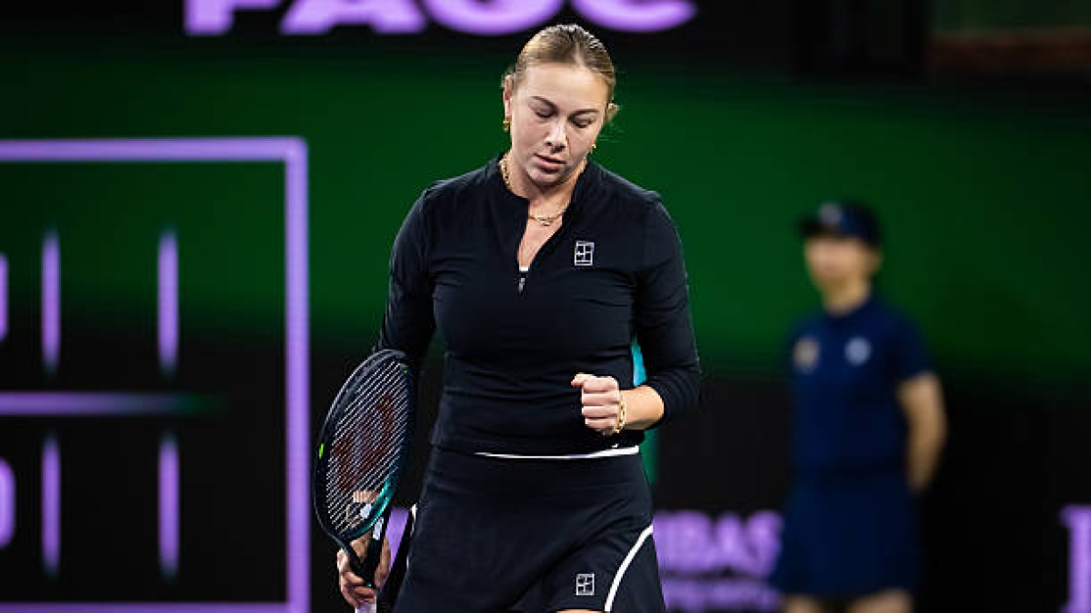 Amanda Anisimova, reto de jugar en Indian Wells. Foto: gettyimages
