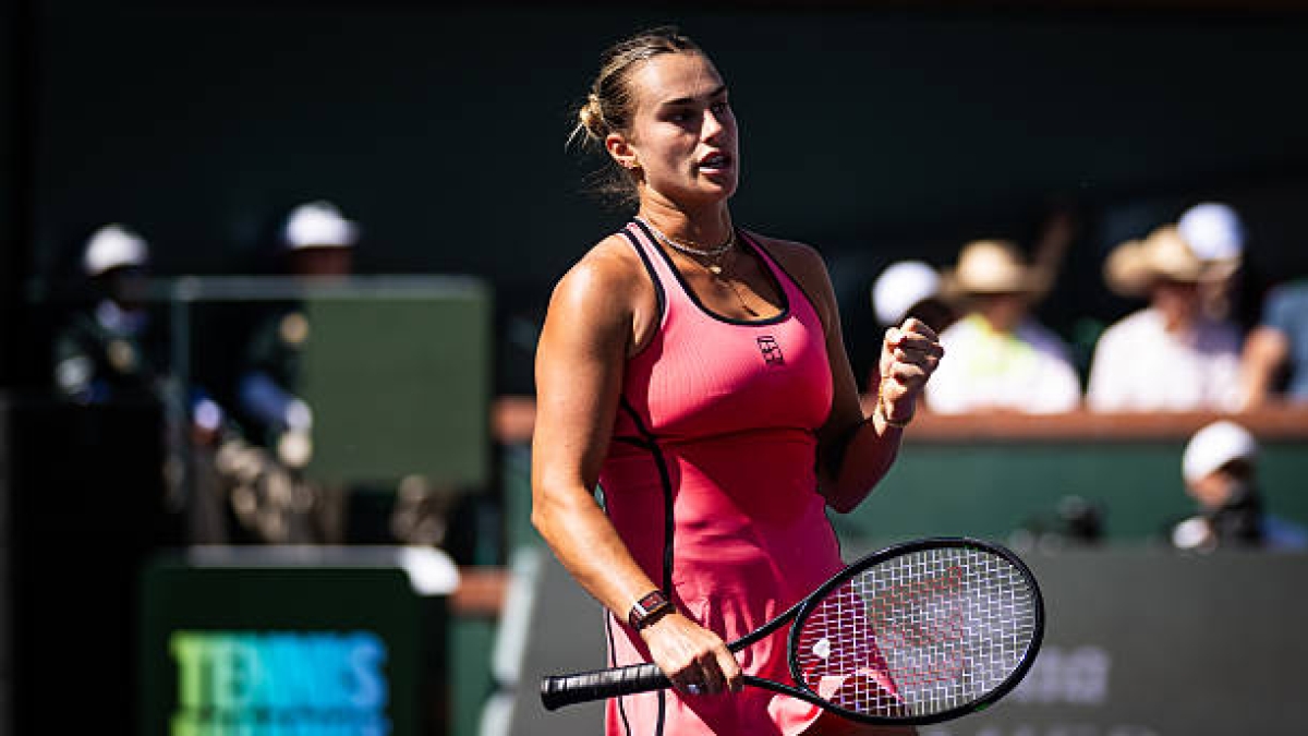 Aryna Sabalenka, championne à Indian Wells 2026. Photo : gettyimages.