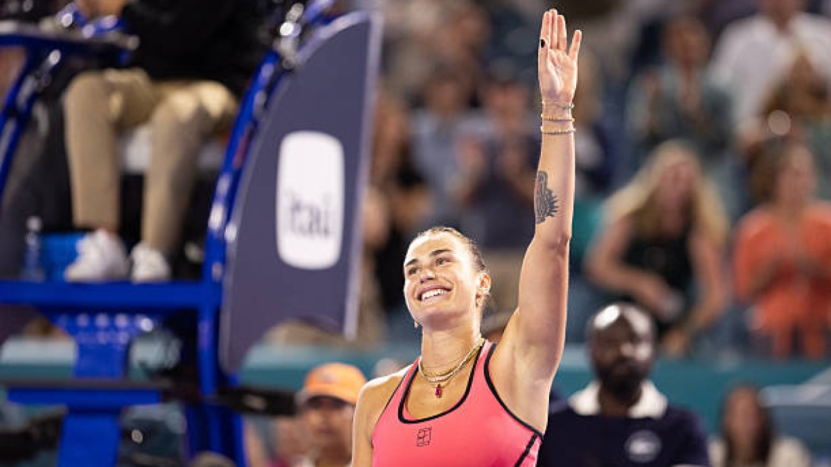 萨巴伦卡, 第一人气优势。图片: gettyimages