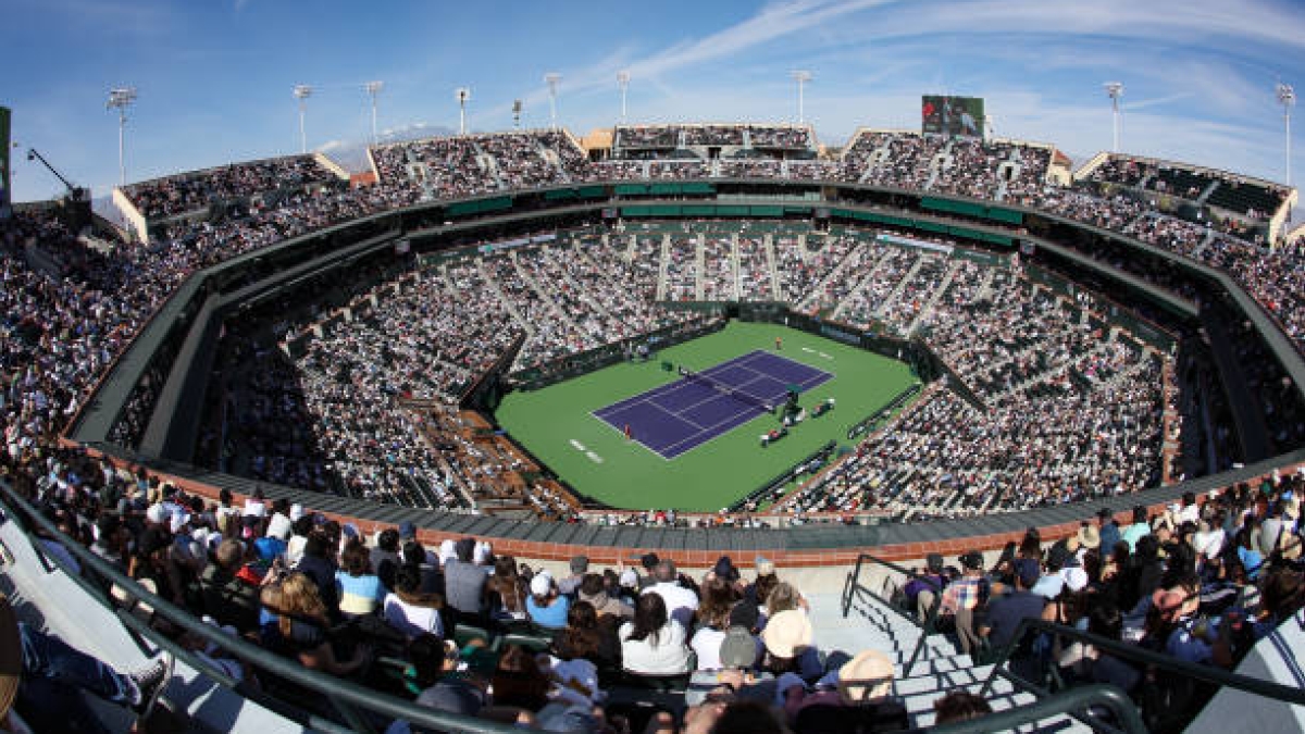 Augmentation de la vitesse sur les courts d'Indian Wells. Photo: gettyimages