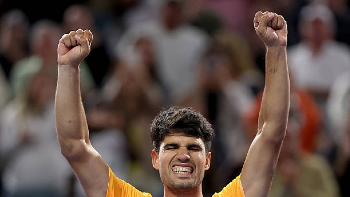 Carlos Alcaraz, equilibrio con rivali giovani. Foto: gettyimages