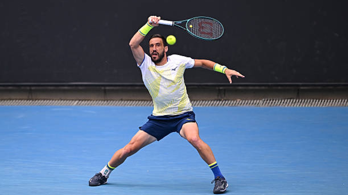 Damir Dzumhur, desafío. Foto: gettyimages