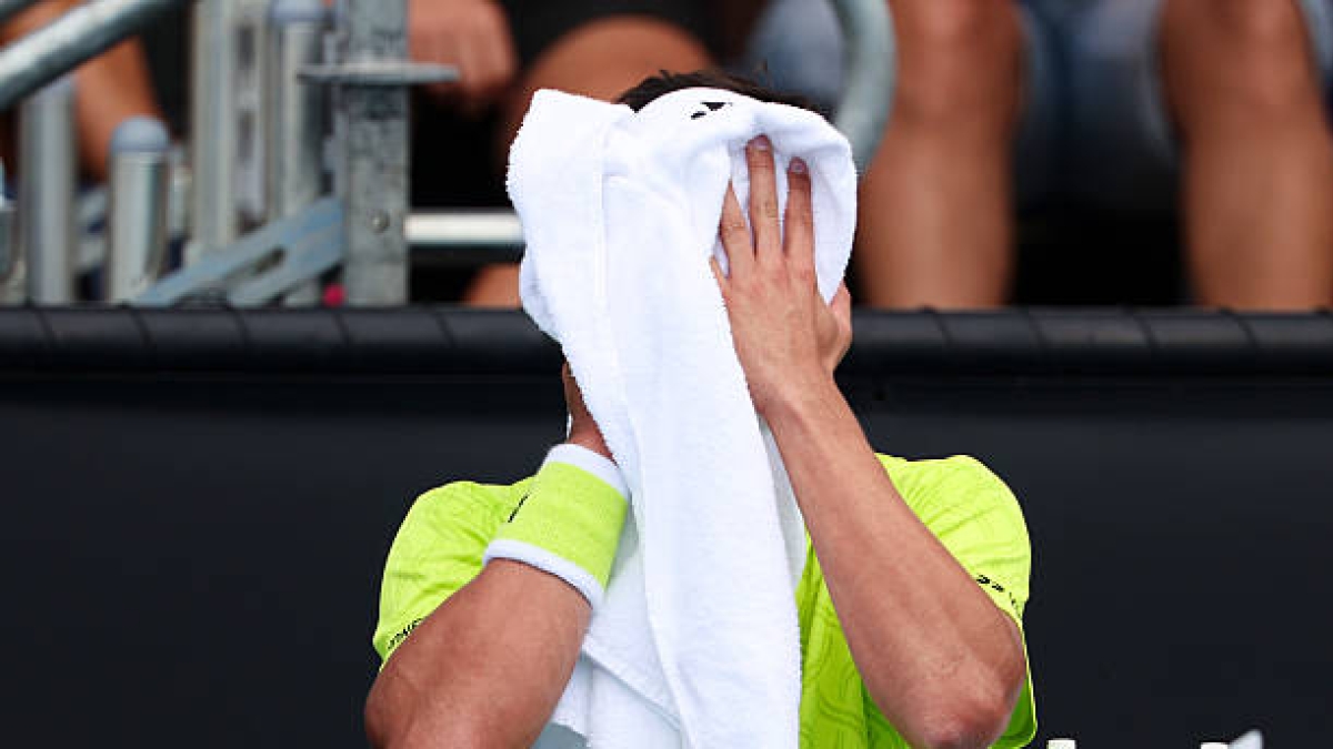 Daniel Altmaier en crise. Photo : gettyimages