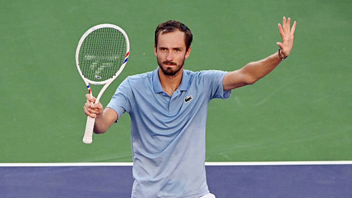 Daniil Medvedev, balance con números 1. Foto: gettyimages