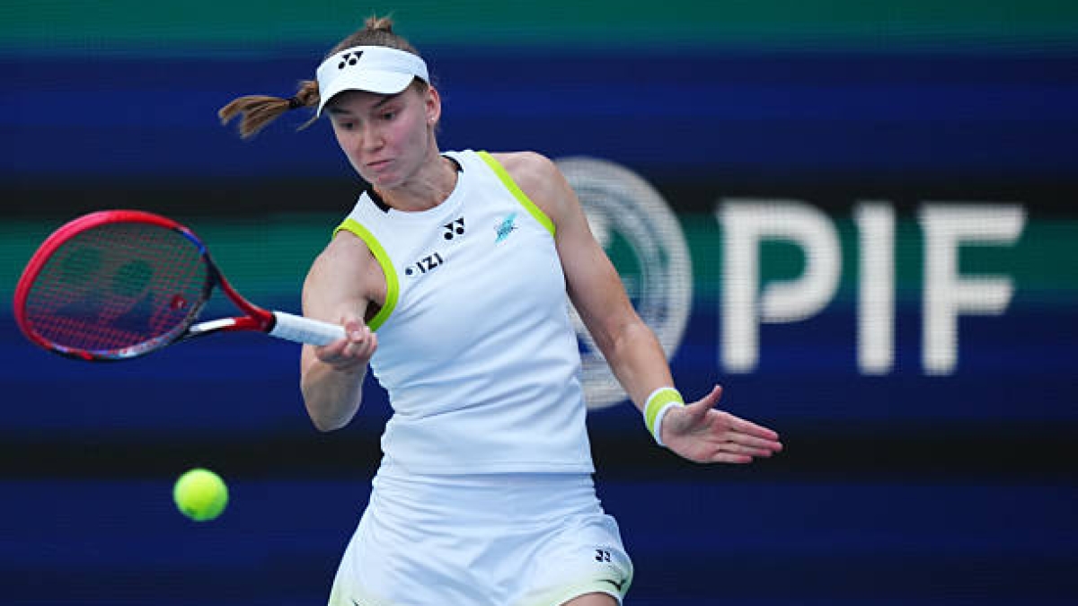 Elena Rybakina batte Pegula al Miami Open 2026. Foto: gettyimages