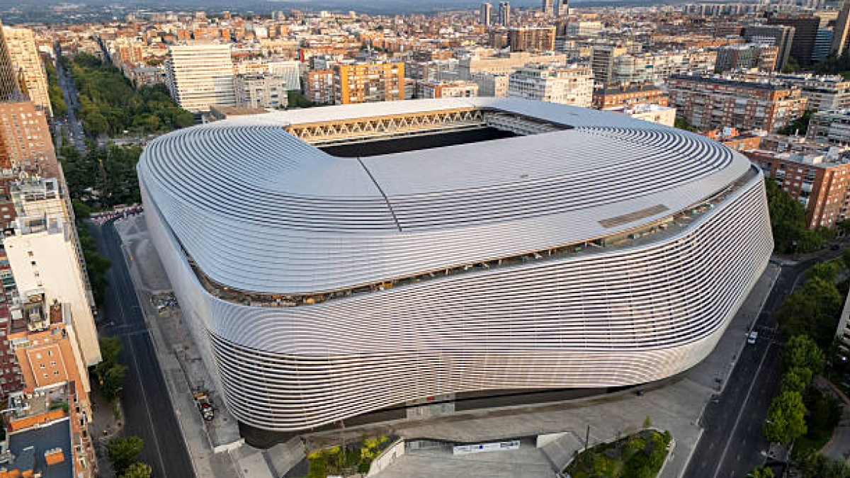 Pistas de entrenamiento en Santiago Bernabéu. Foto: gettyimages
