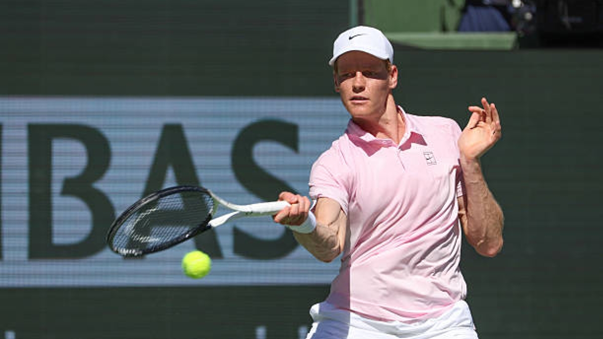 Jannik Sinner gana a Zverev en Indian Wells 2026. Foto: gettyimages