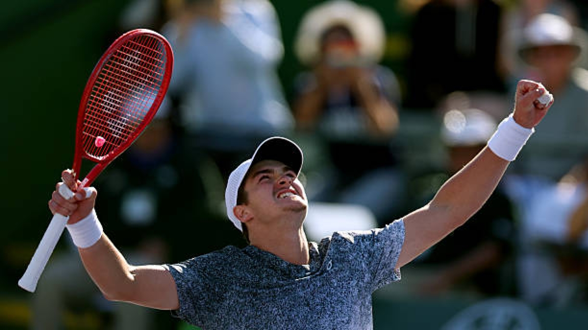 Joao Fonseca habla de Sinner en Indian Wells. Foto: gettyimages