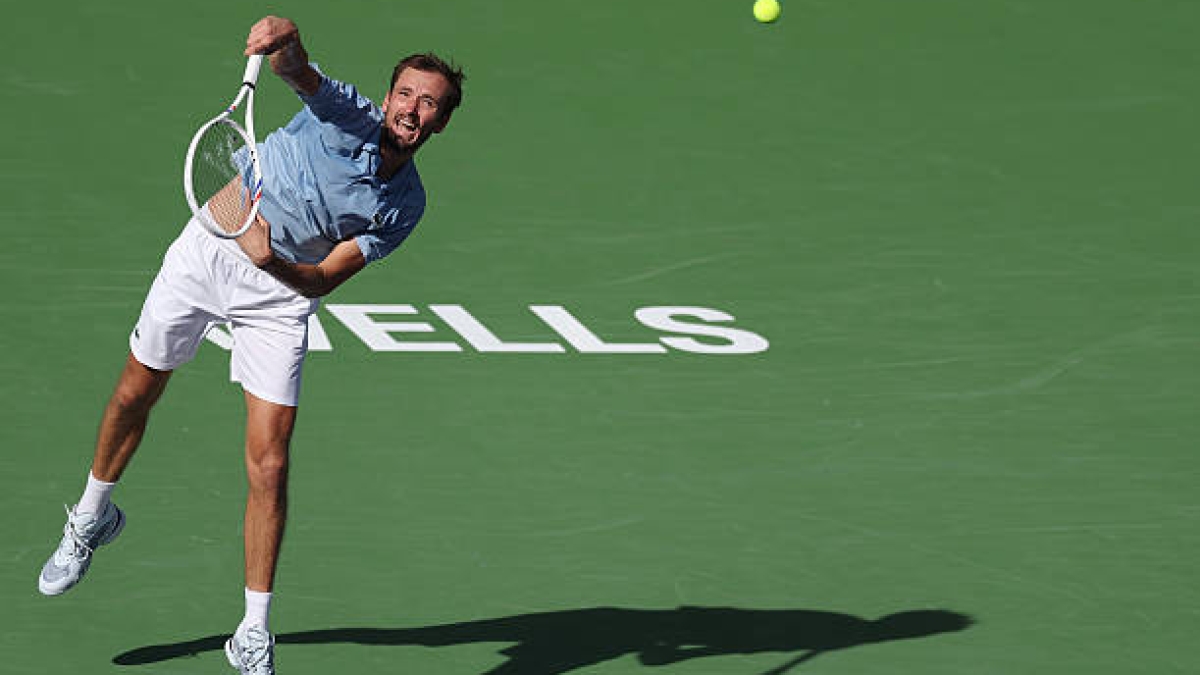 Medvedev e un dato che definisce perché ha giocato così bene a Indian Wells.