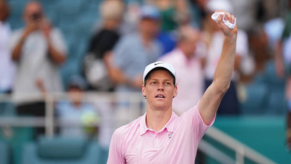 Sinner, finalistes à Indian Wells et Miami la même saison. Photo : gettyimages.