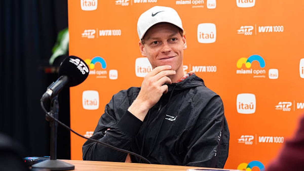 Sinner, reazione al confronto con Fonseca. Foto: gettyimages.