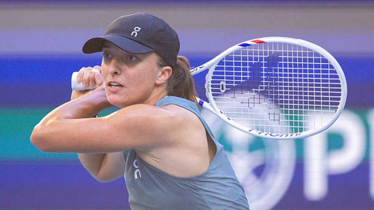 Iga Swiatek, absente de la Billie-Jean King Cup. Photo : gettyimages