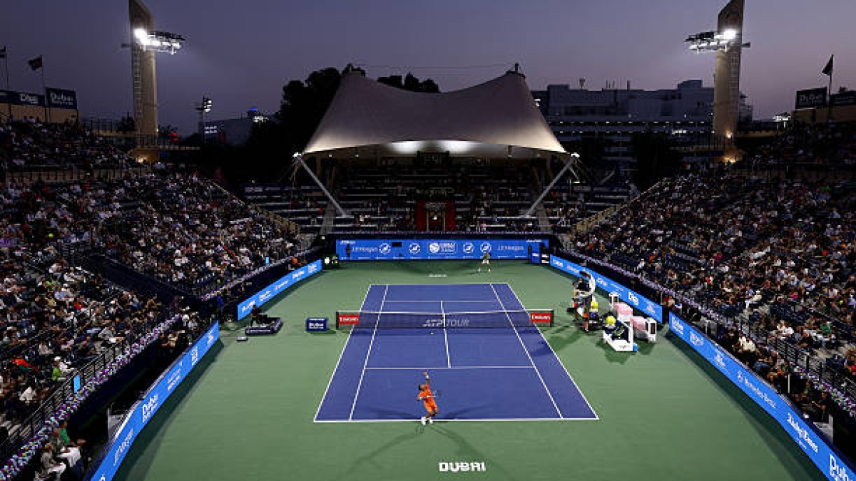 Tenistas atrapados en Dubái. Foto: gettyimages