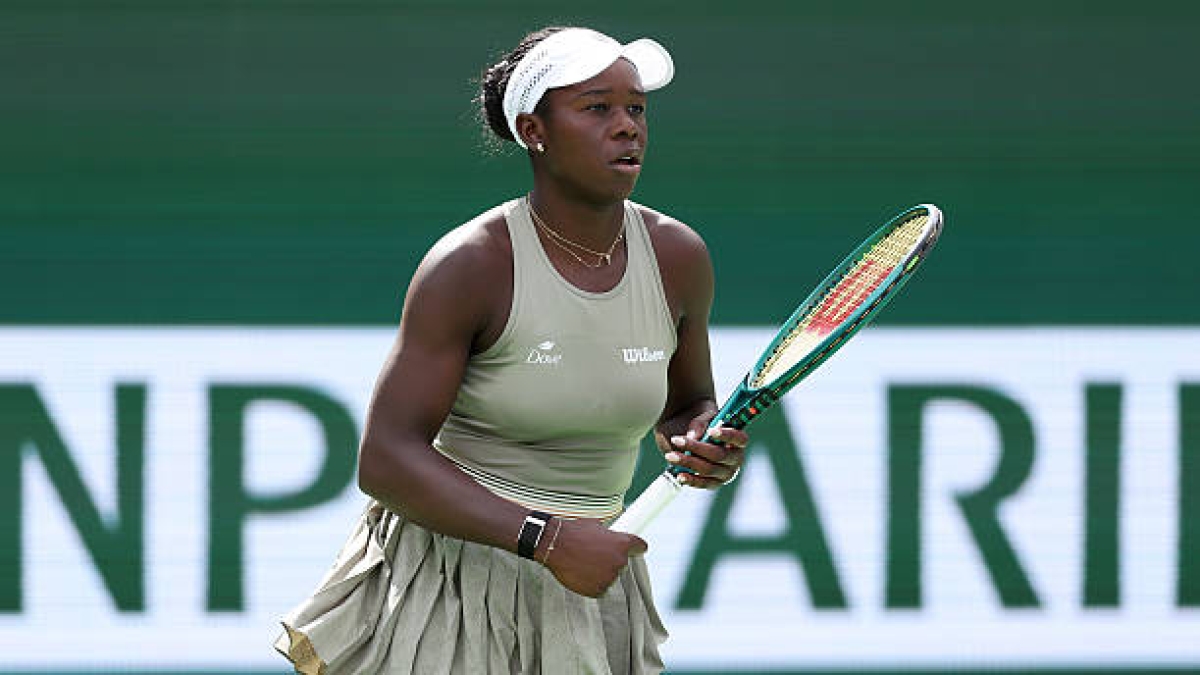 Victoria Mboko, presión y favoritismo en Indian Wells. Foto: gettyimages