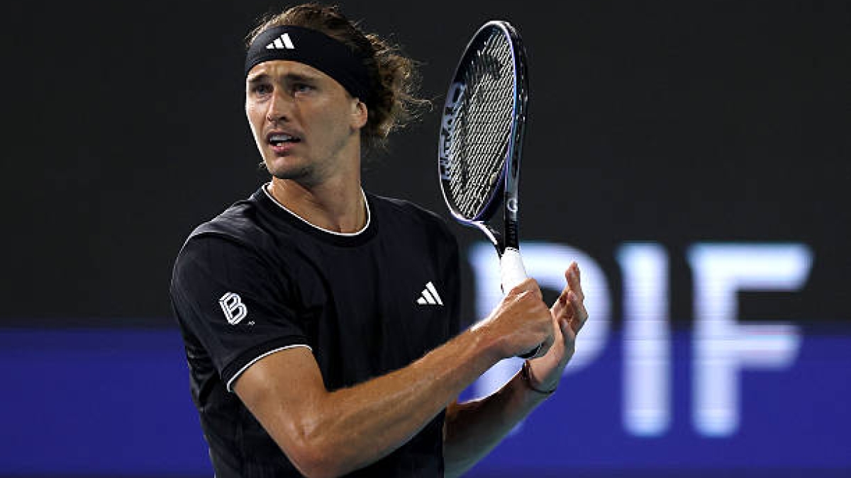 Alexander Zverev resistió ante Marin Cilic en Miami.