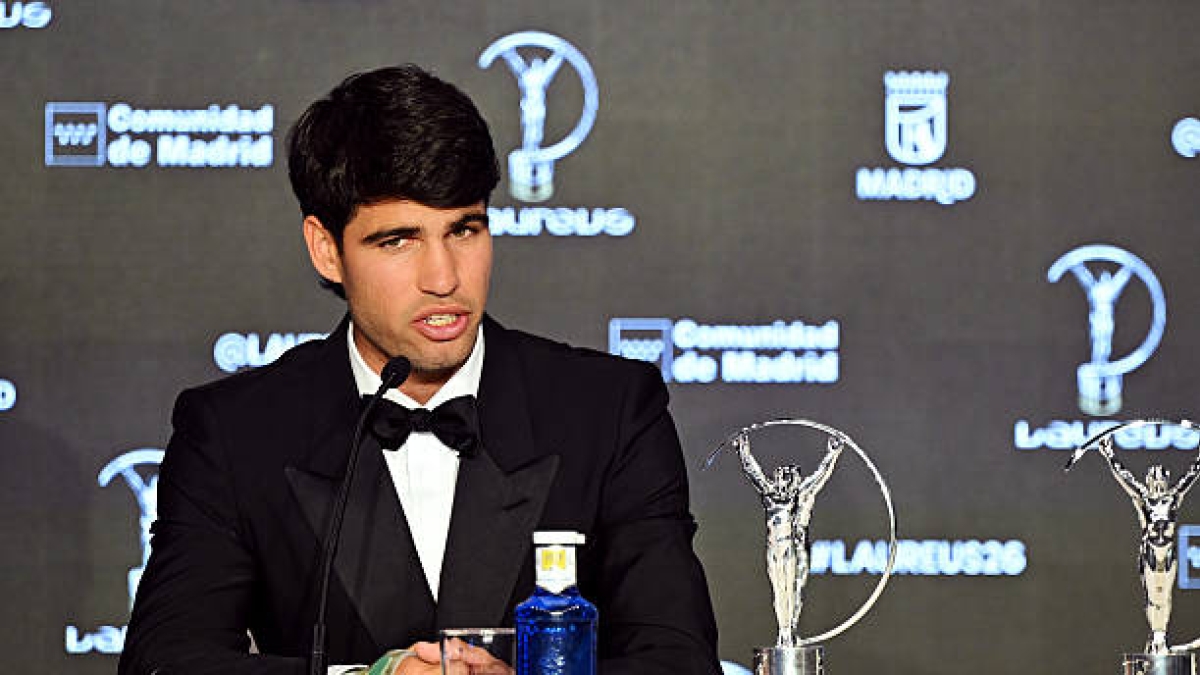 Alcaraz estará presente en la Caja Mágica para ver el debut de su hermano Jaime. Foto: Gettyimages