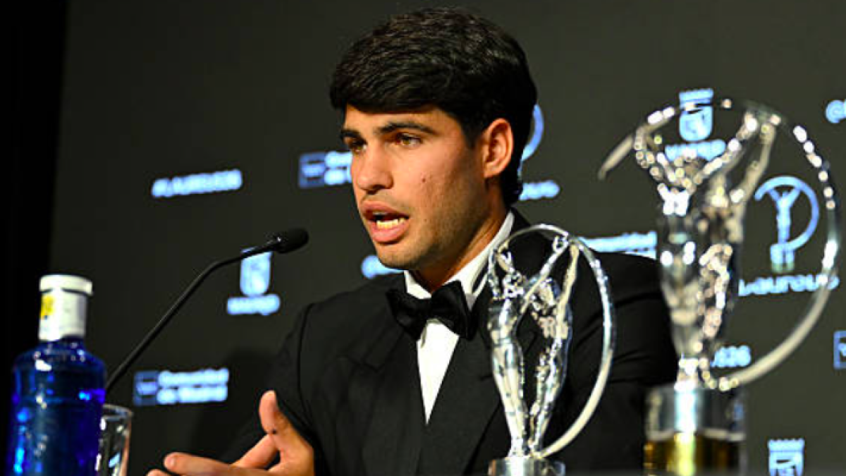 Carlos-Alcaraz-Declaraciones-Lesión-Laureus. Fuente: Getty