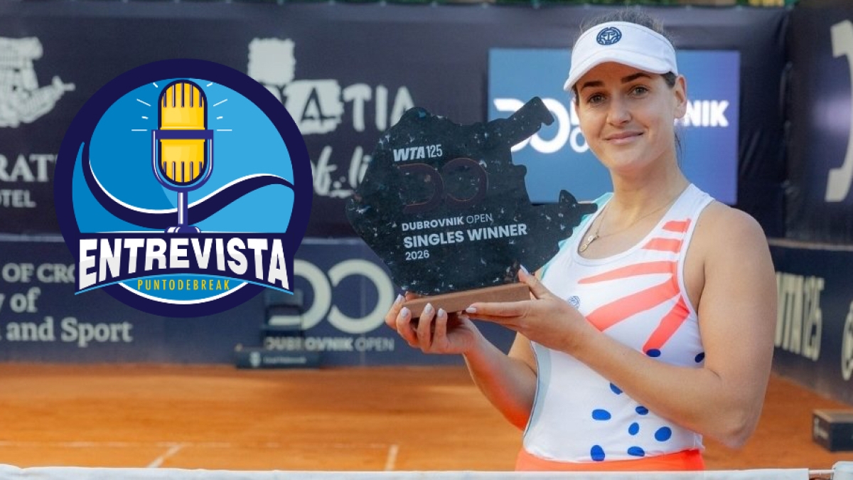 Intervista con Andrea Lázaro dopo aver vinto il suo primo titolo WTA. Fonte: Punto de Break.
