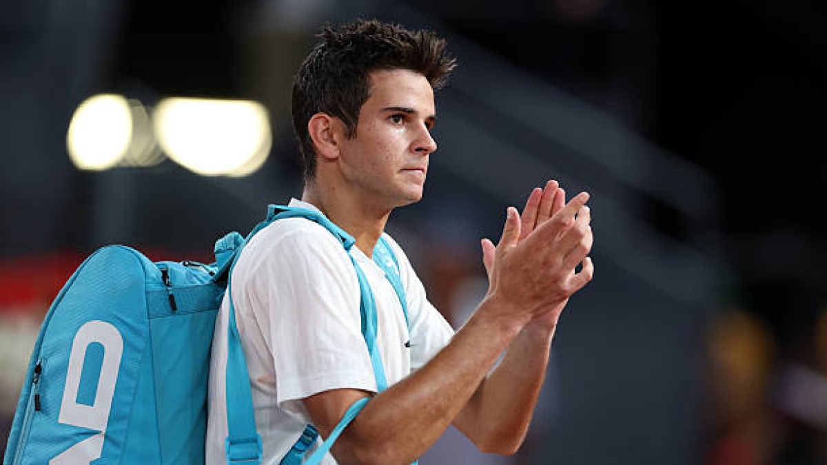 Así fue la tremenda ovación que se llevó Jódar a su salida de la Caja Mágica. Foto: Gettyimages