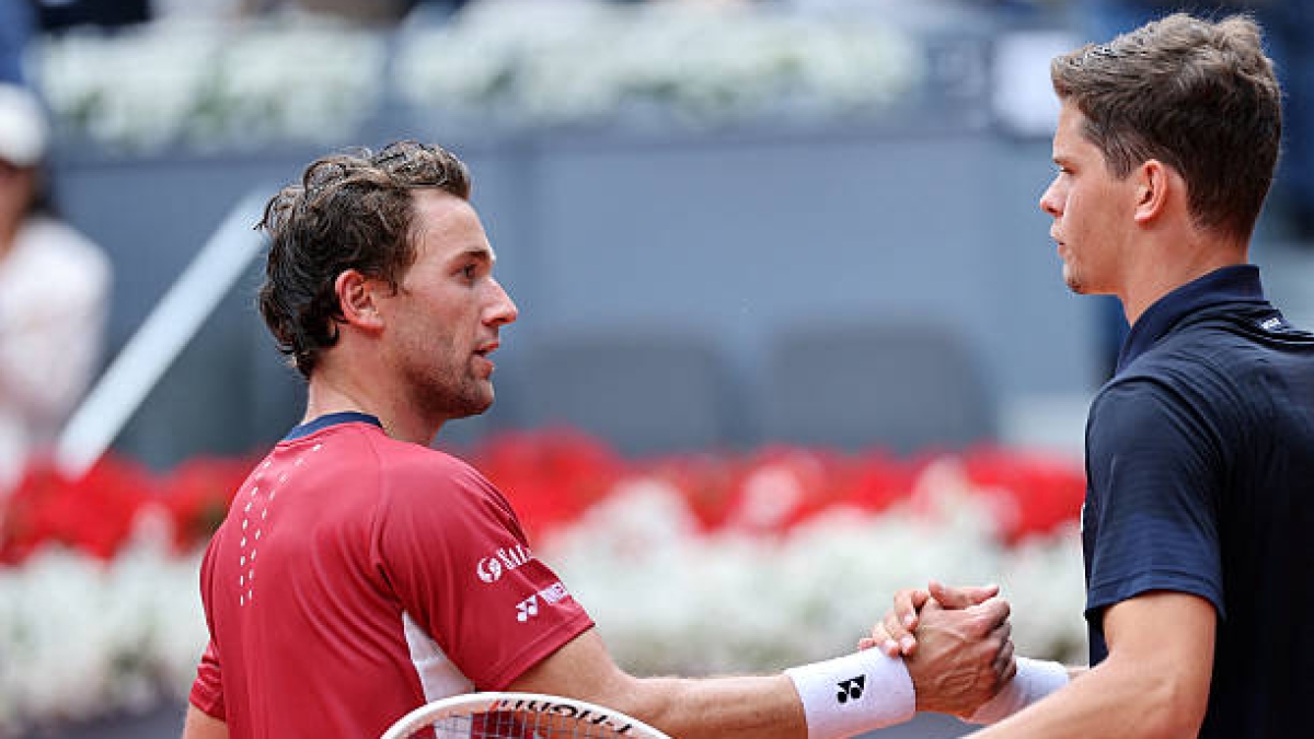 Ruud, after falling to Blockx: "I was surprised because I didn't find weaknesses in her game." Photo: Getty Images