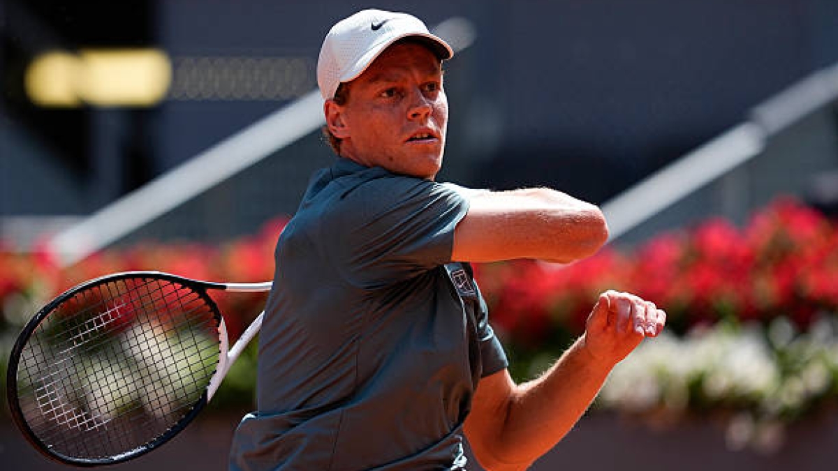 Sinner iguala la racha de victorias consecutivas de Nadal en Masters 1000 y ya mira a Federer y Djokovic. Foto: Gettyimages