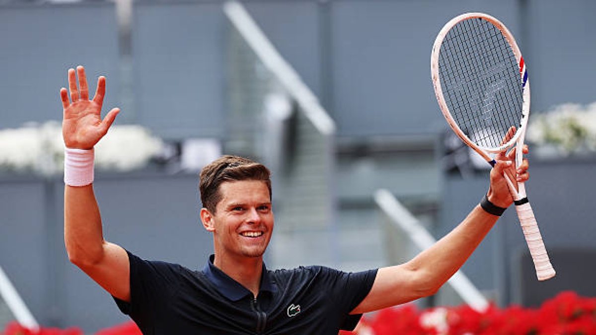 This is the rise in Blockx's ATP ranking after reaching the Mutua Madrid Open 2026 semifinals. Photo: Gettyimages