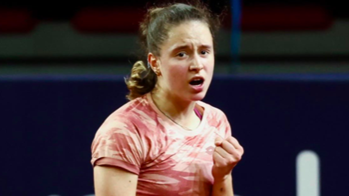 Veronika Podrez confirms to be the great revelation of the WTA Rouen 2026. Source: Getty
