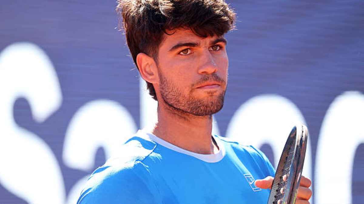 Alcaraz cancels his training today in Barcelona. Source: Getty