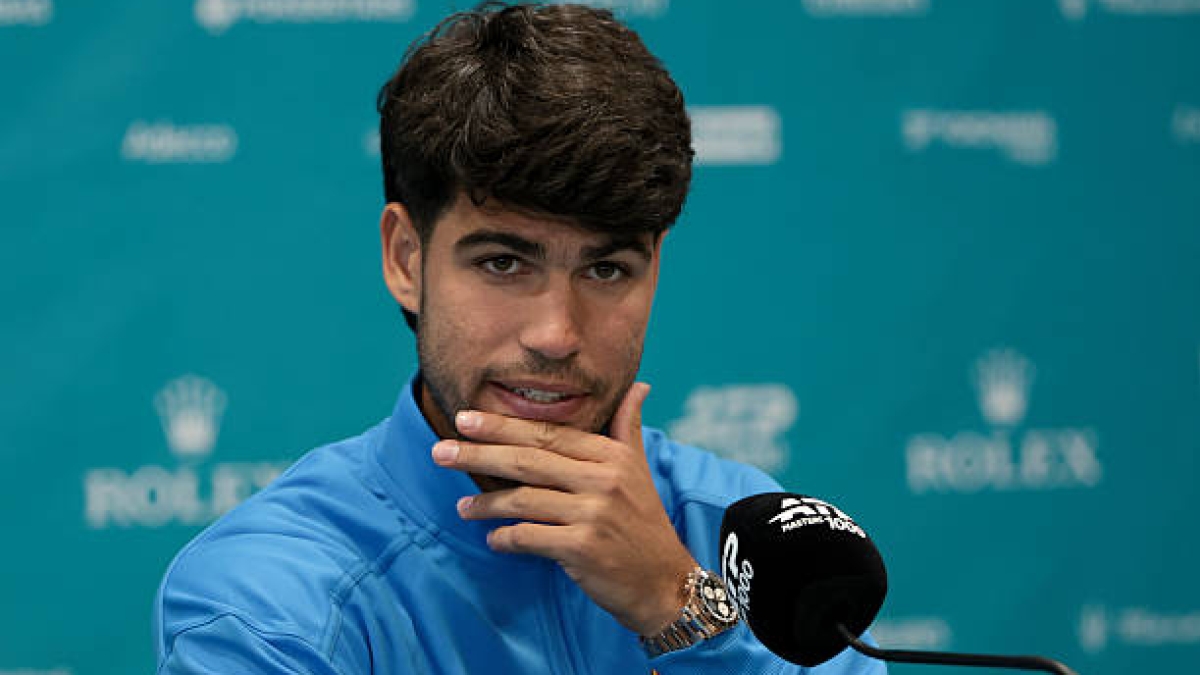 Alcaraz: "Sinner is reaching a truly dangerous level on clay." Source: Getty