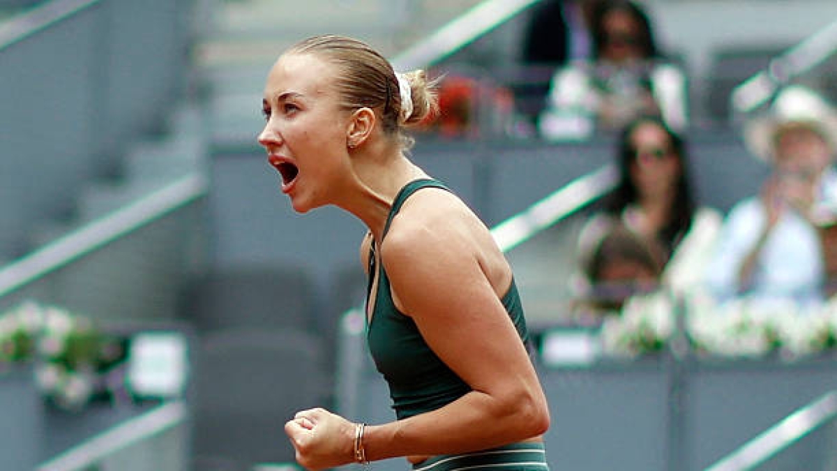 Anastasia Potapova在马德里赢得了Pliskova。照片：gettyimages