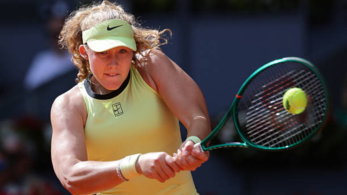 Mirra Andreeva ya es finalista del Mutua Madrid Open.