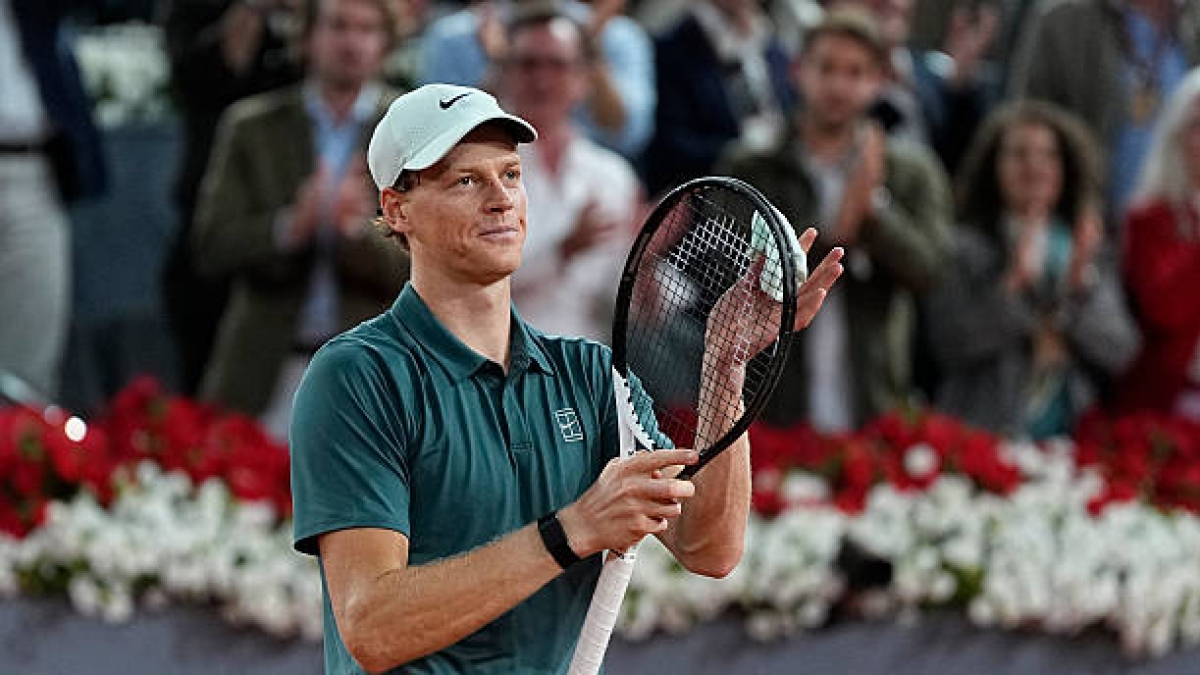 Jannik Sinner y Rafa Jódar, audiencia televisiva. Foto: gettyimages