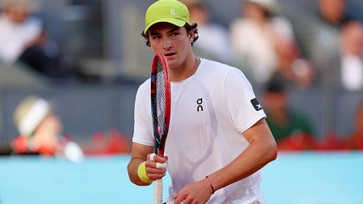 La baja de Djokovic en Madrid afecta directamente a Joao Fonseca. Fuente: Getty