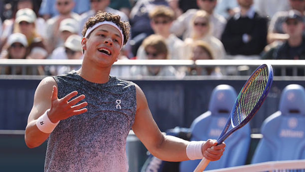 Ben Shelton, mejor tenista estadounidense. Foto: gettyimages