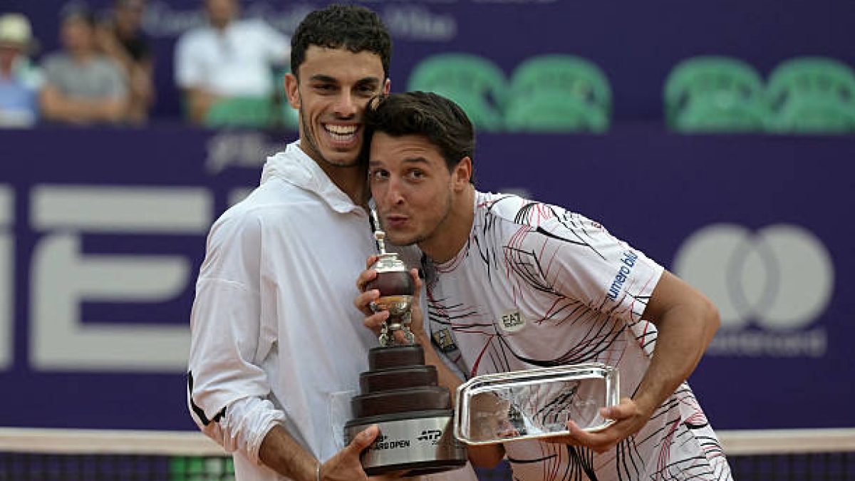 Cerúndolo y Darderi, candidatos a ser revelación en esta gira de tierra batida. Fuente: Getty