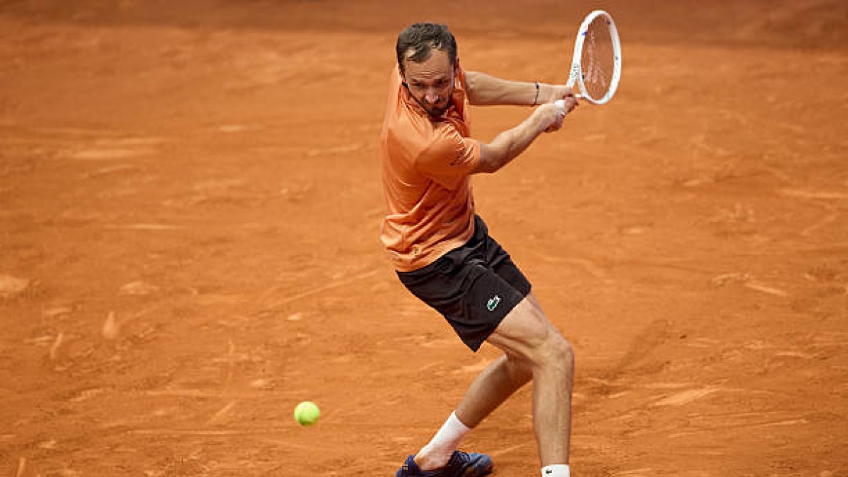 Daniil Medvedev habla tras perder en Madrid. Foto: gettyimages