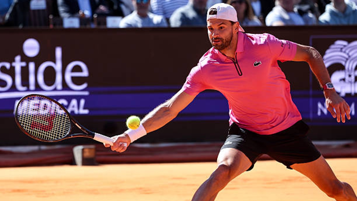 Dimitrov, out of Roland Garros? It doesn't seem unlikely. Source: Getty