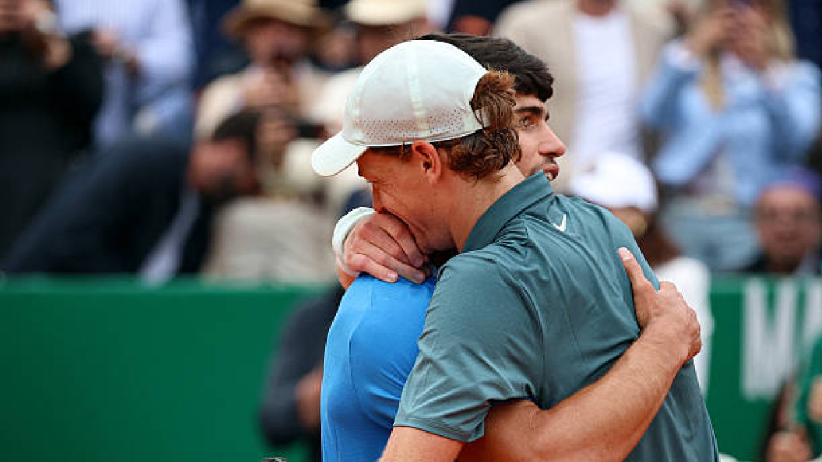 辛纳和阿卡拉斯在蒙特卡洛赢得的金钱。照片：gettyimages