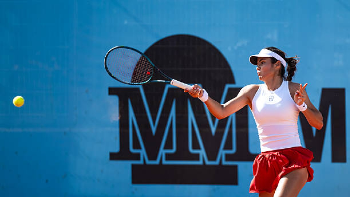 Emma Raducanu out in Madrid. Photo: gettyimages