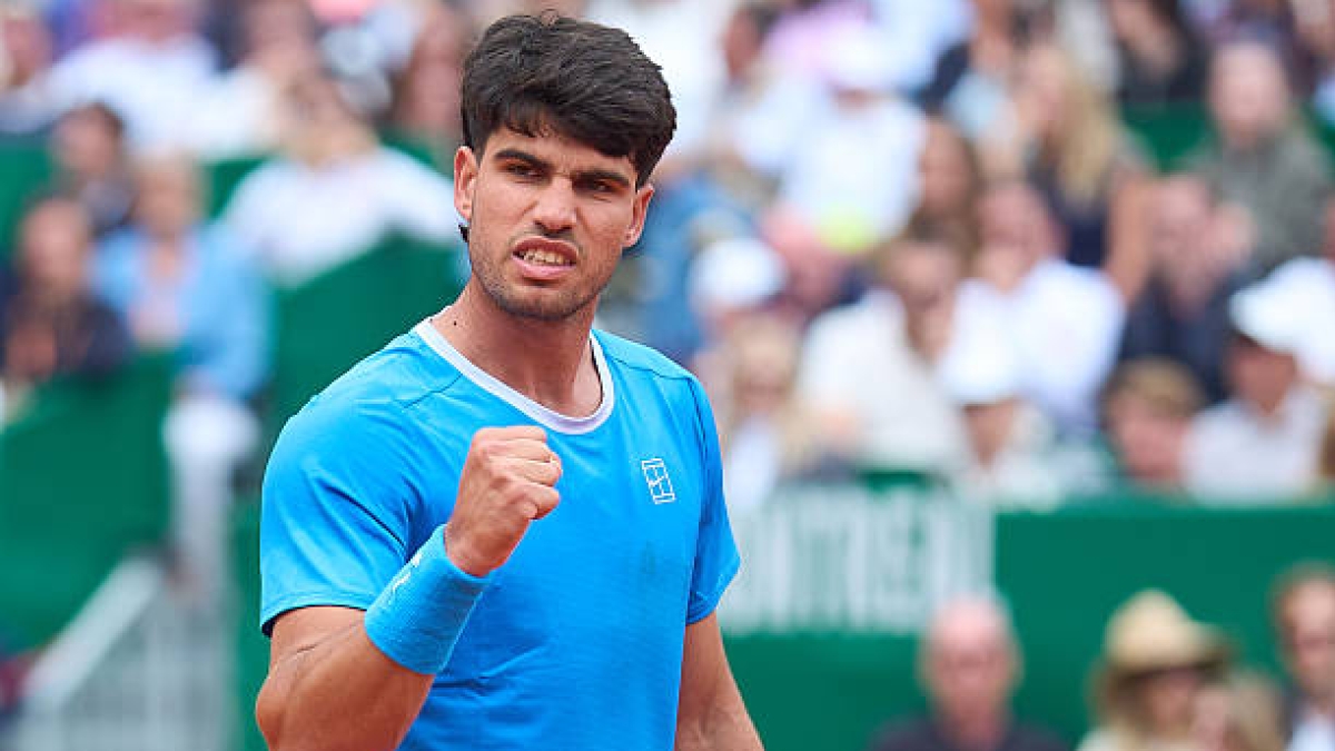 Horario y dónde ver el próximo partido de Alcaraz en Montecarlo. Fuente: Getty