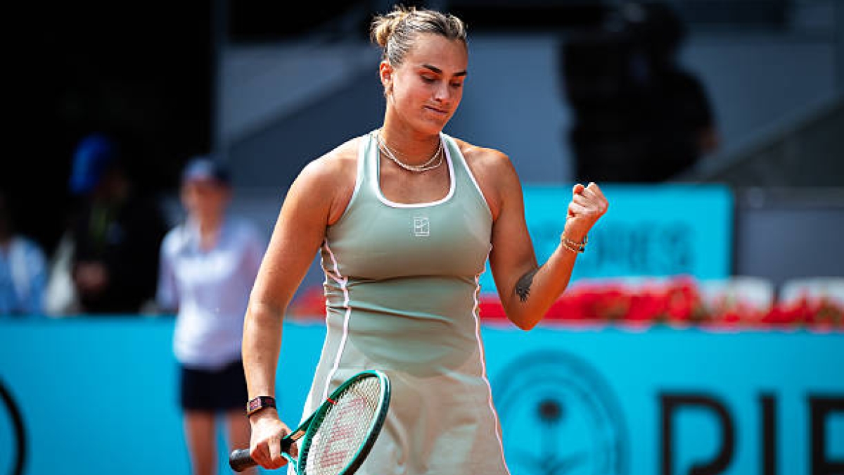 El increíble golpe de Sabalenka que definió como "el mejor de su carrera". Fuente: Getty