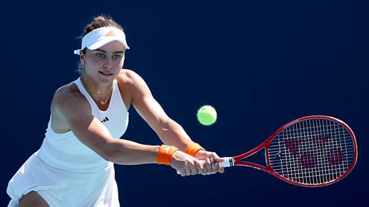 Iva Jovic, consejos de Djokovic. Foto: gettyimages