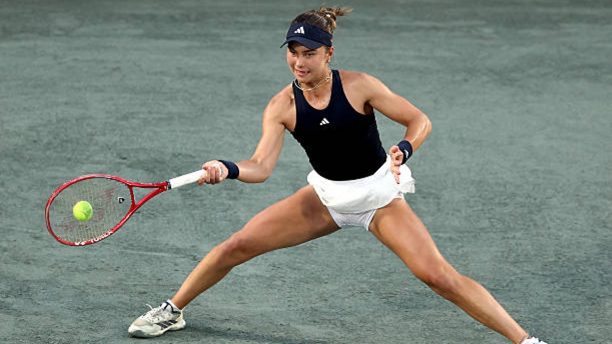Iva Jovic parla come semifinalista a Charleston. Foto: gettyimages